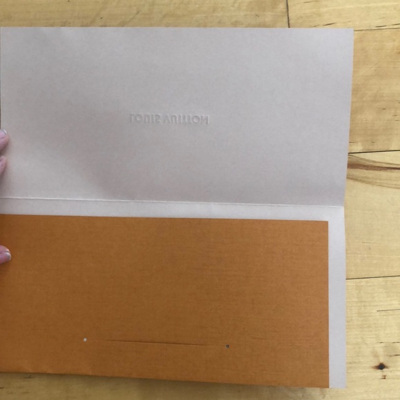 Authentic Louis Vuitton Receipt Holder - Picture 2 of 2
